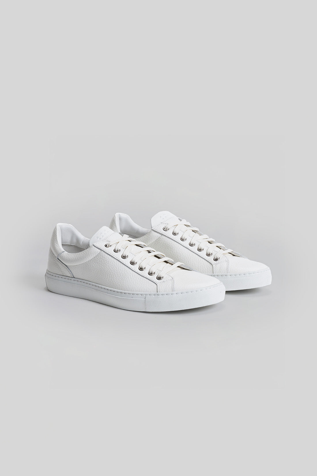 Robert Barakett Terrence Leather Sneaker in White