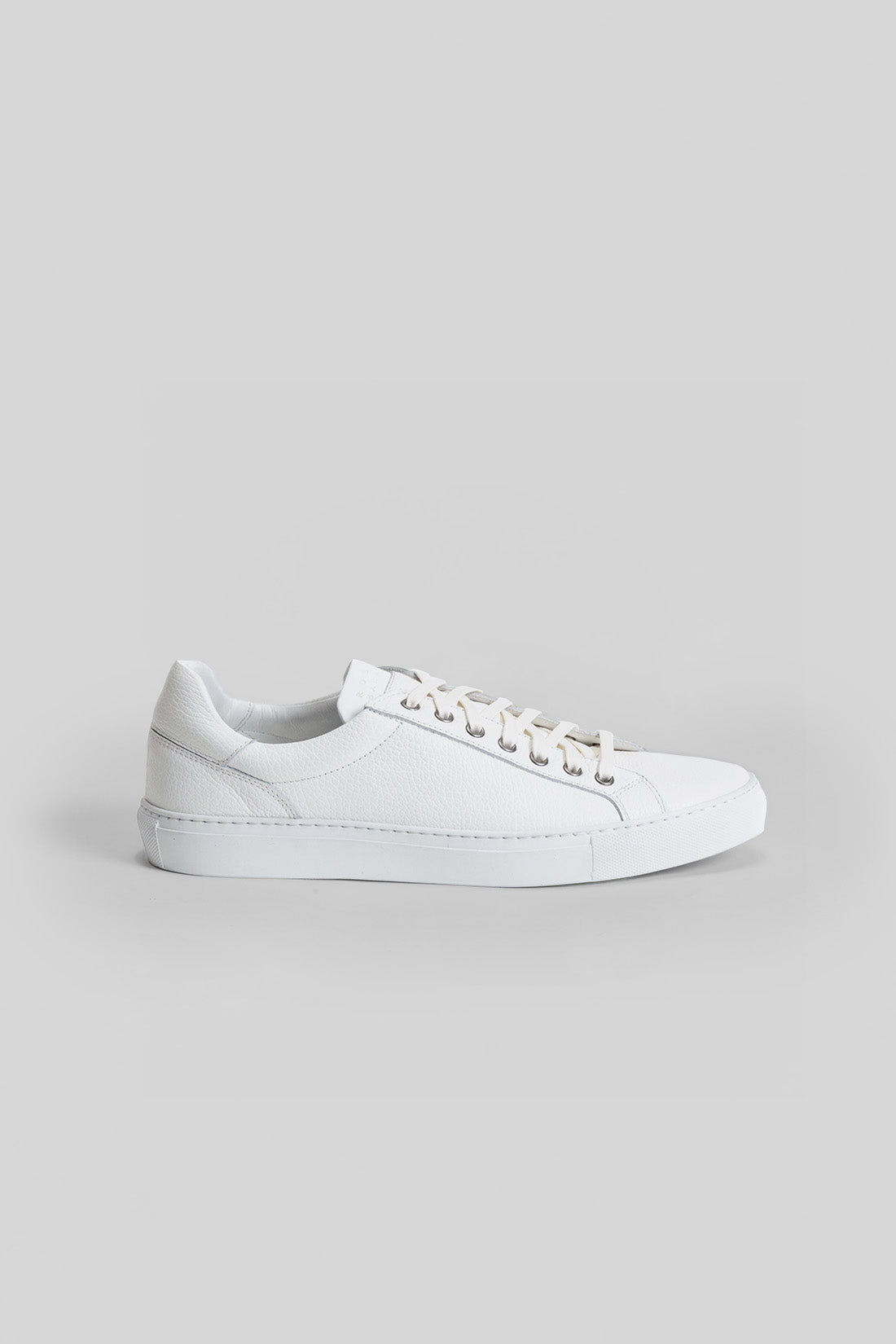 Robert Barakett Terrence Leather Sneaker in White