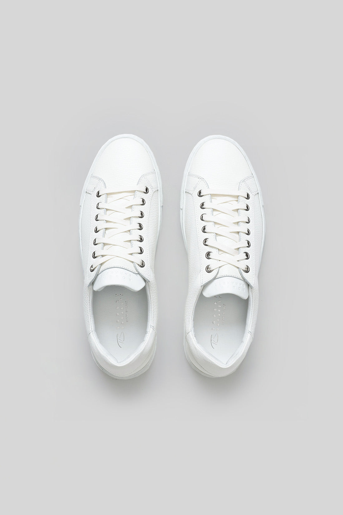 Robert Barakett Terrence Leather Sneaker in White