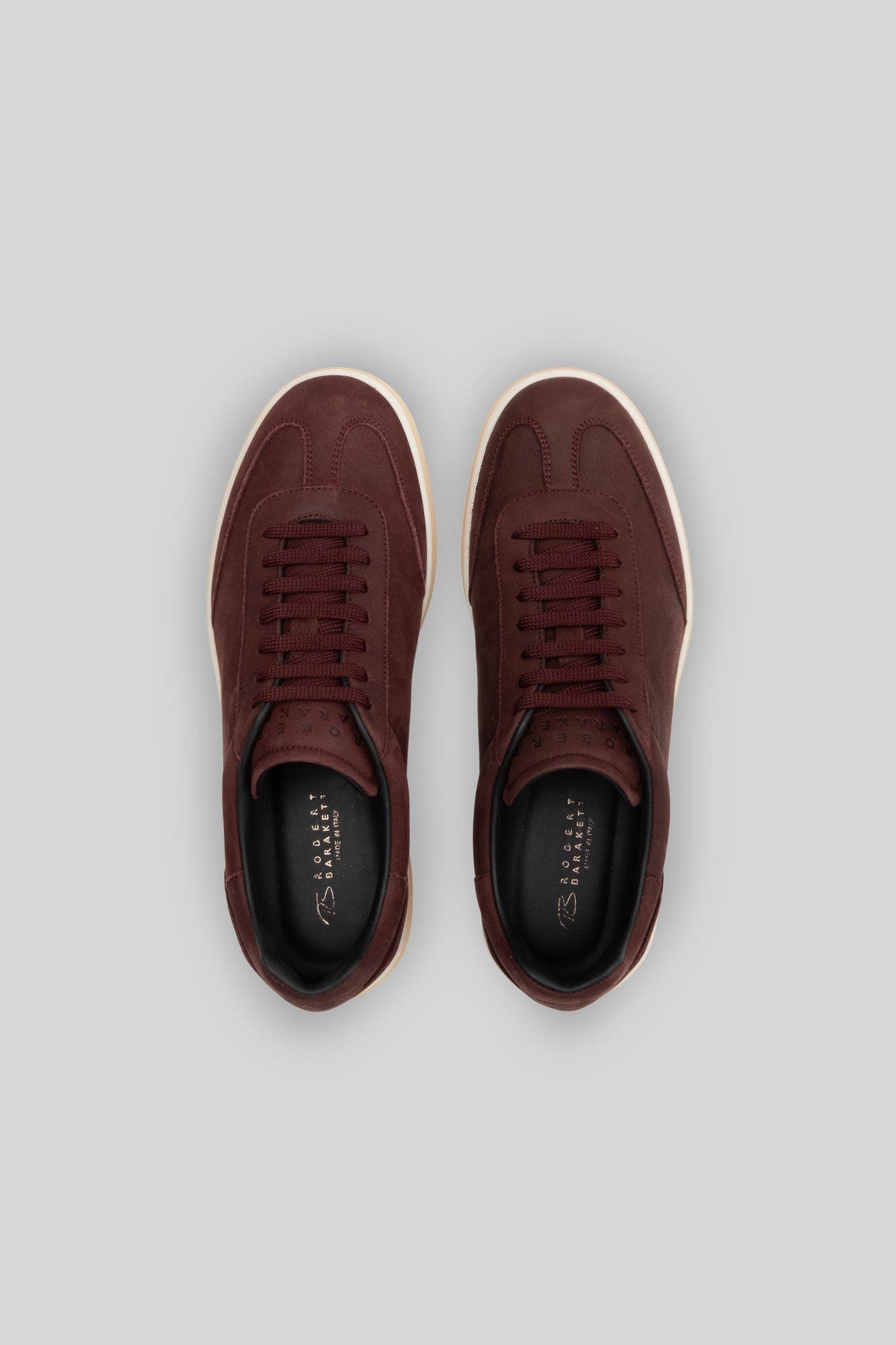 Robert Barakett Coppi T-Toe Walking Sneaker in Bordeaux, view 5